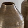 Gallery Direct Accessories - Zahara Hammered Metal Vase Antique Brass