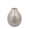 Gallery Direct Accessories - Zahara Hammered Metal Vase Antique Silver