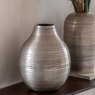 Gallery Direct Accessories - Zahara Hammered Metal Vase Antique Silver