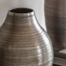 Gallery Direct Accessories - Zahara Hammered Metal Vase Antique Silver