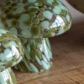 Gallery Direct Accessories - Forest Green Confetti Glass Mushrooms (Set of 2)
