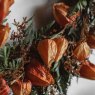 Gallery Direct Faux Flowers - Dry Flower Wreath Rust