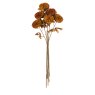 Gallery Direct Faux Flowers - Faux Stem Dahlia Burnt Orange (6pk)