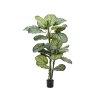 Gallery Direct Faux Plants - Potted Calathea Leaf Tree 4ft
