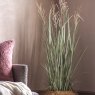 Gallery Direct Faux Plants - Potted Grass w/9 Heads Green/Russet