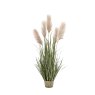 Gallery Direct Faux Plants - Potted Grass with Pampas Seed Heads