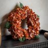 Gallery Direct Faux Flowers - Rust Hydrangea Wreath