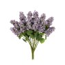 Gallery Direct Faux Flowers - Vintage Cone Hydrangea Floral Stem Violet (12pk)