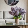 Gallery Direct Faux Flowers - Vintage Cone Hydrangea Floral Stem Violet (12pk)