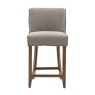 Gallery Direct Tarnby - Bar Stool Grey Linen (pair of stools)