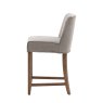 Gallery Direct Tarnby - Bar Stool Grey Linen (pair of stools)