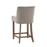 Gallery Direct Tarnby - Bar Stool Grey Linen (pair of stools)