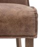 Gallery Direct Tarnby - Bar Stool Brown Leather (pair of stools)
