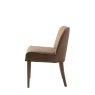 Gallery Direct Tarnby - Dining Chair Brown Leather (pair of chairs)