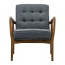 Gallery Direct Humber - Armchair (Dark Grey Linen)
