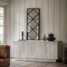 Gallery Direct Iowa - 4 Door Sideboard Whitewash