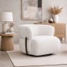 VIOLINO (UK) LTD Wexford - White Fabric Chair