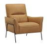 VIOLINO (UK) LTD Galway - Tan Leather Accent Chair
