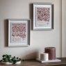 Gallery Direct William Morris - Stamp Red Framed Art Set of 2