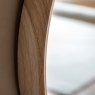 Gallery Direct Mirrors - Cedar Round Mirror Oak Small