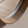 Gallery Direct Mirrors - Cedar Round Mirror Oak Small