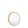 Gallery Direct Mirrors - Cedar Round Mirror Oak Small