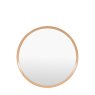 Gallery Direct Mirrors - Cedar Round Mirror Oak Large