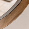 Gallery Direct Mirrors - Cedar Round Mirror Oak Large