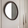 Gallery Direct Mirrors - Copenhagen Pebble Mirror (Walnut)