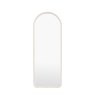 Gallery Direct Mirrors - Helsinki Arch Leaner Mirror Limed Oak