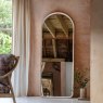Gallery Direct Mirrors - Helsinki Arch Leaner Mirror Limed Oak