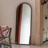 Gallery Direct Mirrors - Helsinki Arch Leaner Mirror Walnut