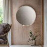 Gallery Direct Mirrors - Helsinki Round Mirror Washed Oak