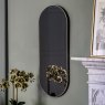 Gallery Direct Mirrors - Highline Elipse Mirror Brass