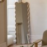 Gallery Direct Mirrors - Wiggle Leaner Mirror Oak