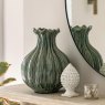 Gallery Direct Accessories - Aven Glazed Vase Fennel Green
