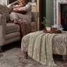 Gallery Direct Throws - Dottie Faux Mohair Throw Sage Green