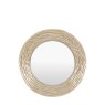 Gallery Direct Mirrors - Cresta Round Mirror Champagne
