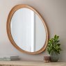 Gallery Direct Mirrors - Copenhagen Pebble Mirror (Oak)