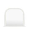 Gallery Direct Mirrors - Shoreline Overmantle Mirror White