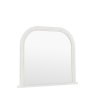 Gallery Direct Mirrors - Shoreline Overmantle Mirror White
