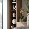 Gallery Direct Faux Flowers - Orchid in Moss Ceramic Green Dot Pot