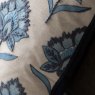 Gallery Direct Cushions - Fleur Embroidered Cushion Ink Blue