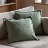 Gallery Direct Cushions - Linen Look Cushion Sage 2pk