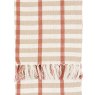 Gallery Direct Throws - Arvo Grid Woven Throw Rust / Natural