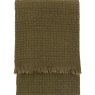 Throws - Soft Touch Waffle Throw Olive