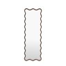 Gallery Direct Mirrors - Wiggle Leaner Mirror Walnut