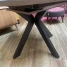 Furniture Link Prescot - Round Grey Extending Dining Table (120x160cm)