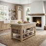 Global Home Group Providence (White Wash) - Large Kitchen Island