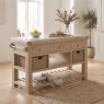Global Home Group Providence (White Wash) - Large Kitchen Island